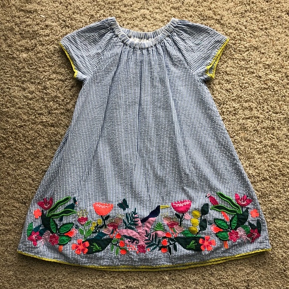 Mini Boden Other - Mini Boden seersucker dress